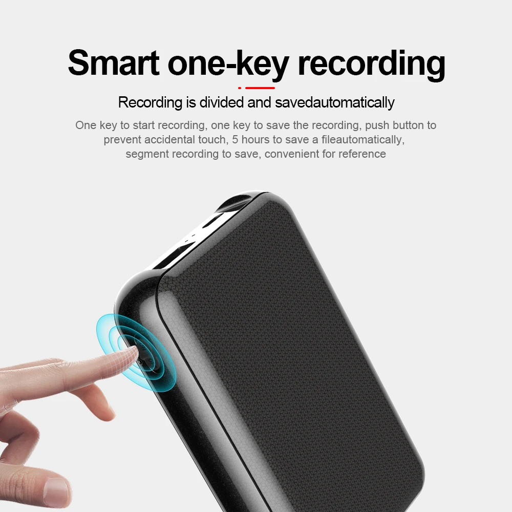 Q75 Remote Recording Mp3 Intelligent High-definition Noise Reduction Power Bank Voice Control Recorder Voice Activated Recorder