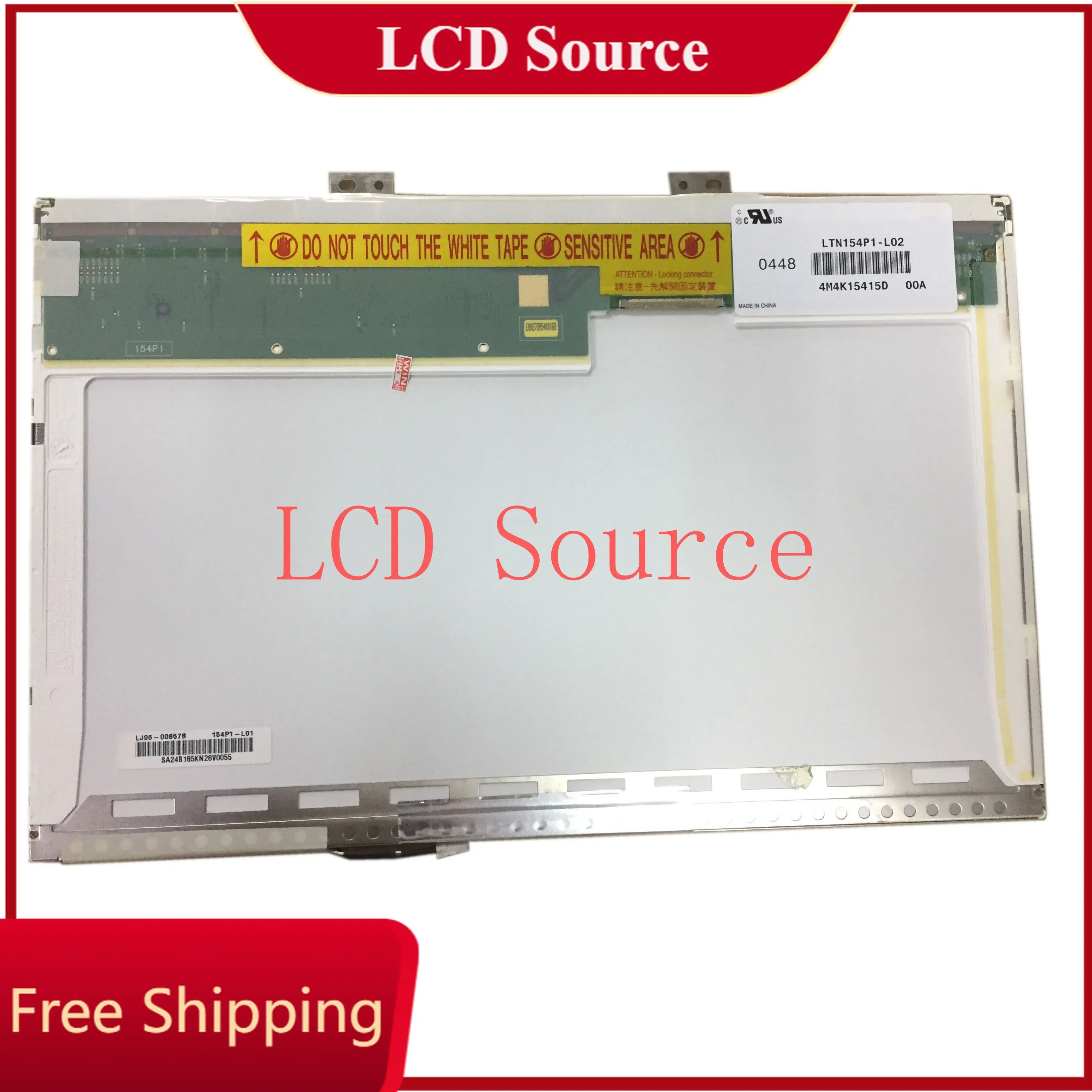 LTN154P1-L02 fit LP154WE2 LTN154P3-L05 B154SW01 V.8 V.9  LTN154MT02 15.4 LCD Screen