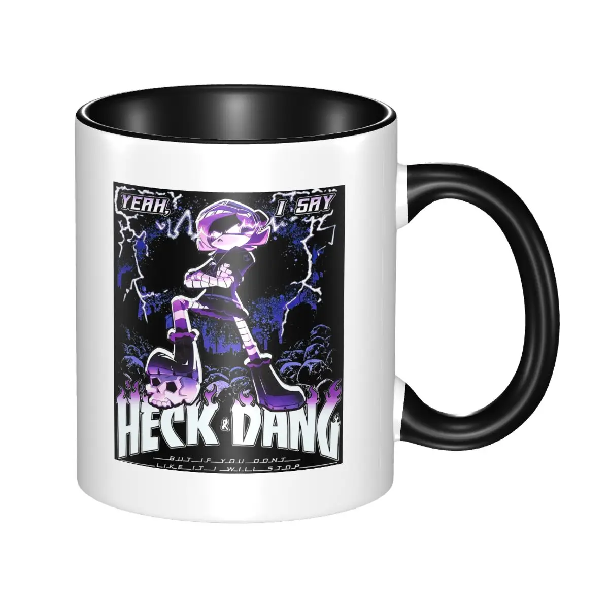 Murder Drones Cartoon Mug Funny Ceramic Coffee Cups Tea Mugs Milk Cup Drinkware Gift for Woman Man