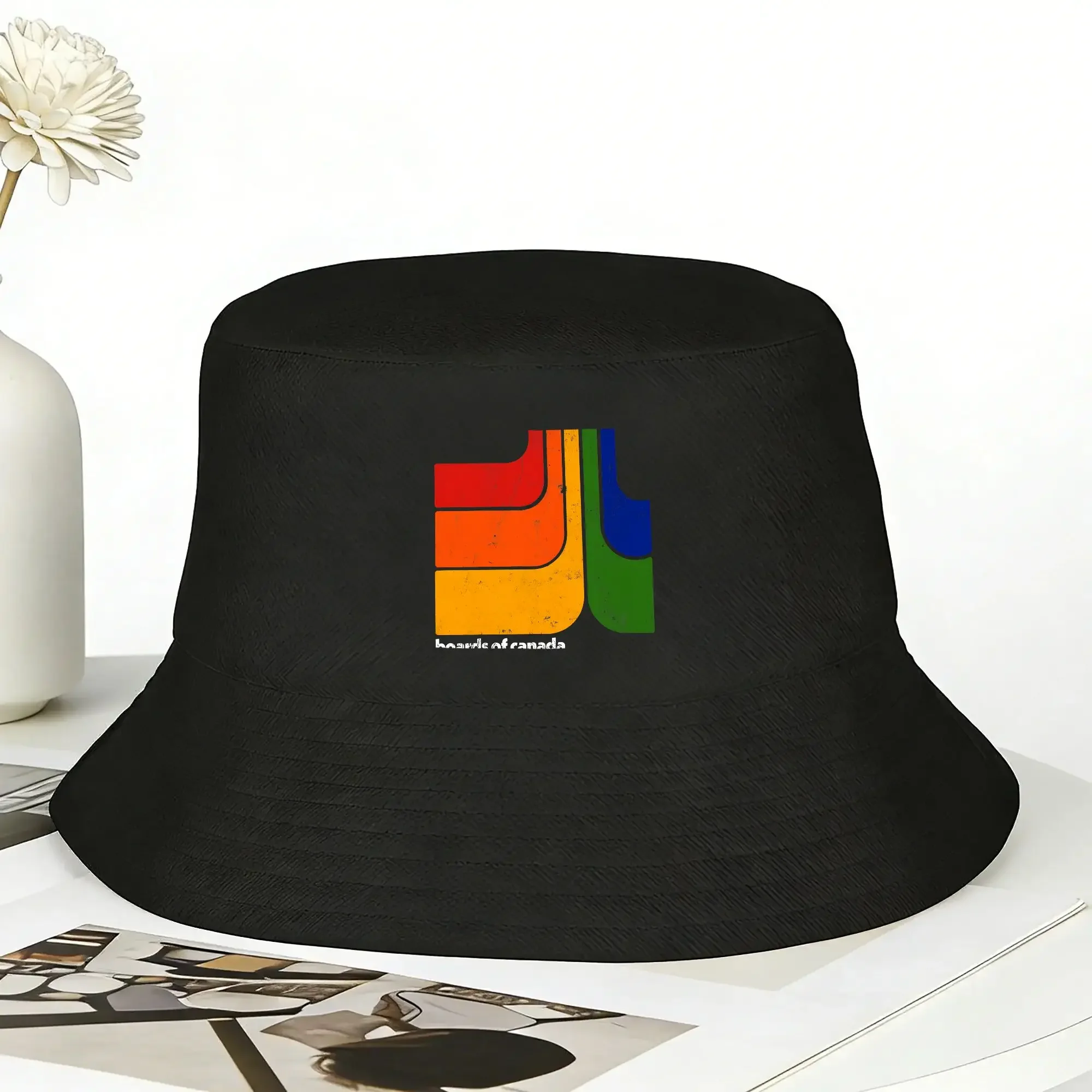 New Boards Of Canada Bucket Hat Street Style Fisherman Caps For Unisex Fashion Vacation Sun Hats Foldable Design Cap