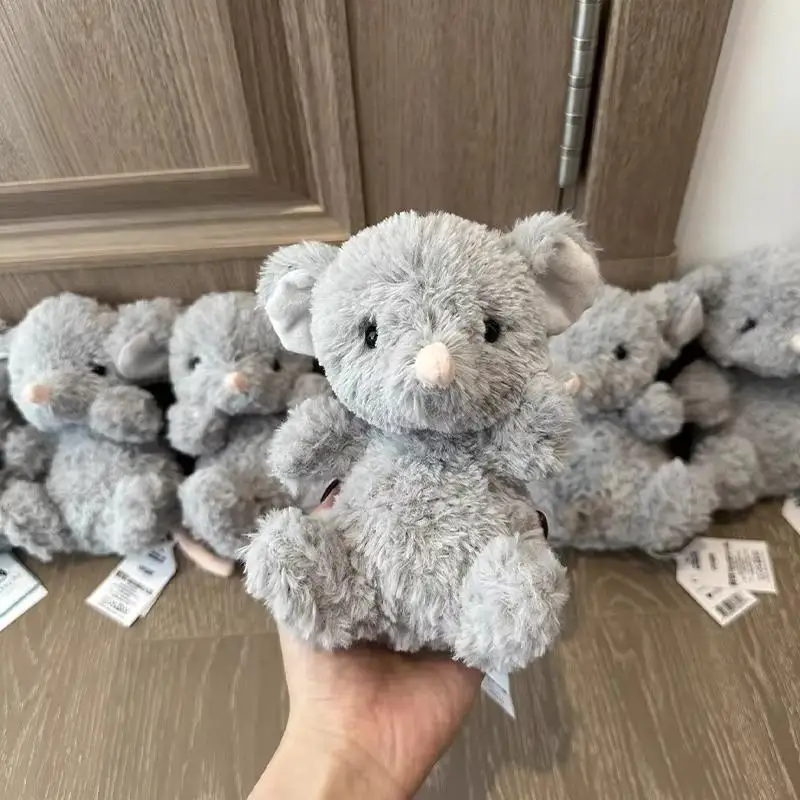 Rat en peluche de 17cm, 1 pièce, jouets animaux mignons, simulation de souris, poupée en peluche Super douce pour enfants, mascotte, décoration cadeau