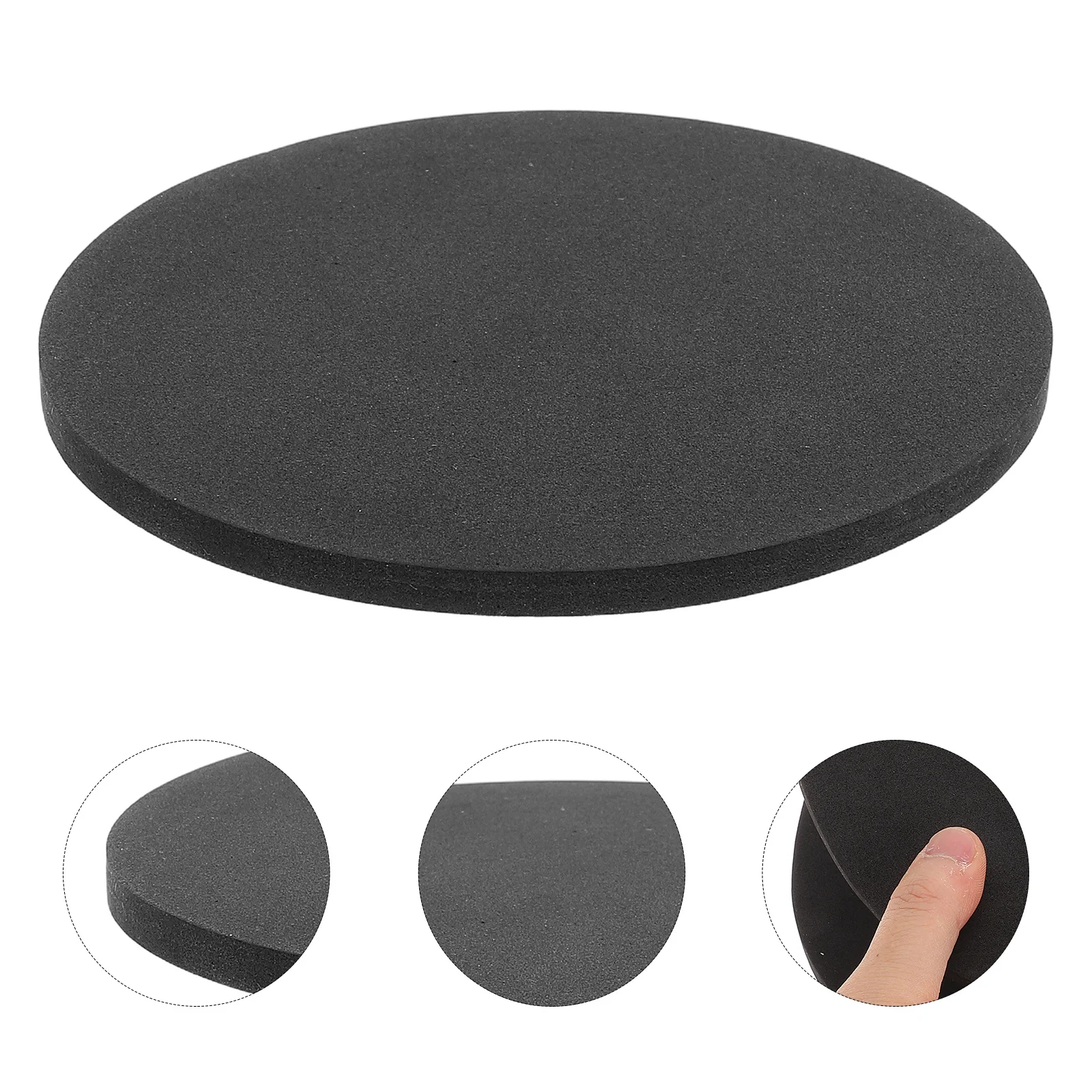 

Round Aquarium Mat Waterproof Shockproof Non-Slip Bottom Support for Fish Tank Micro Landscape Bottles Under Tank Padding
