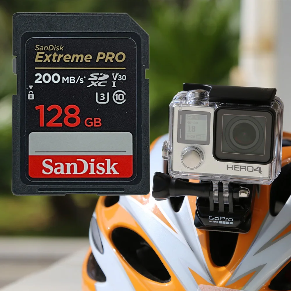 Imagem -03 - Sandisk-cartão de Memória Extreme Pro Cartão sd Original Cartão Flash Uhs-ii u3 4k V30 Vídeo Uhd 32gb 64gb 128gb 256gb 512gb