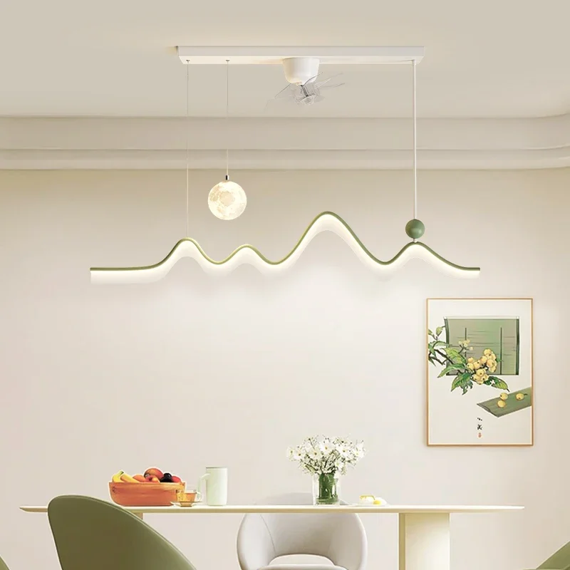 Plafonnier LED suspendu en acrylique blanc, design moderne, éclairage d'intérieur, luminaire décoratif de plafond, idéal pour une cuisine ou une salle à manger