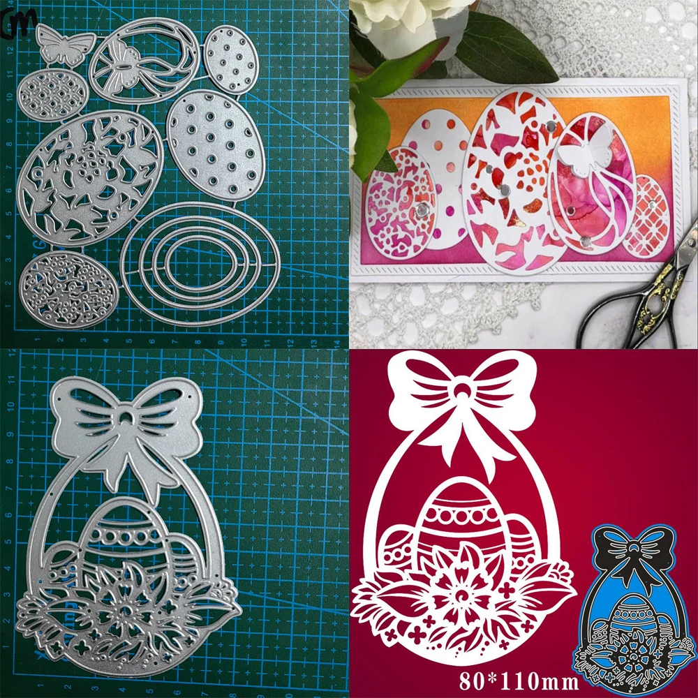 Easter egg basket Metal Cutting Dies Cut Die Mold Scrapbooking Paper Knife Mould Blade Punch Stencils
