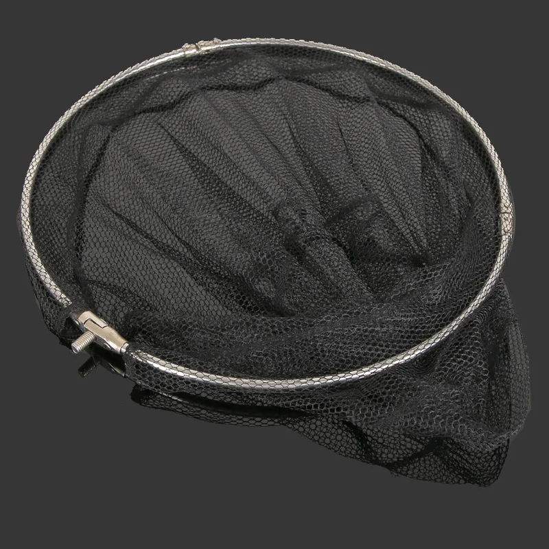 Fish Net Bag Folding Fishing Brail Landing Net Head Foldable Nets Depth Landing Dip Accessories Fish Catching Tools