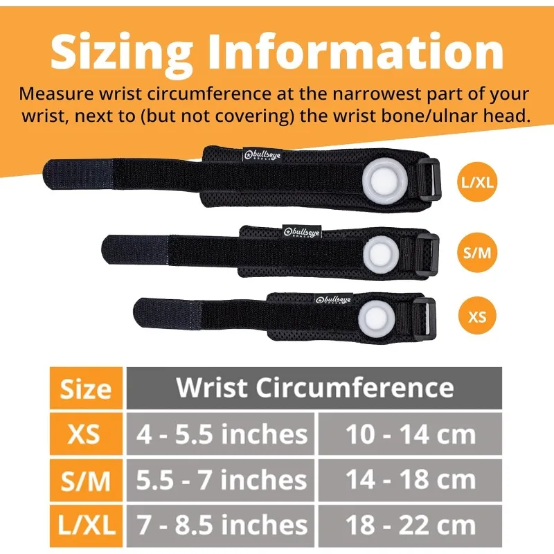 

Wrist Band with Silicone Ring for Pinky and Ulnar Sided Wrist Pain, and DRUJ Instability - Repetitive Use Injury & Stab