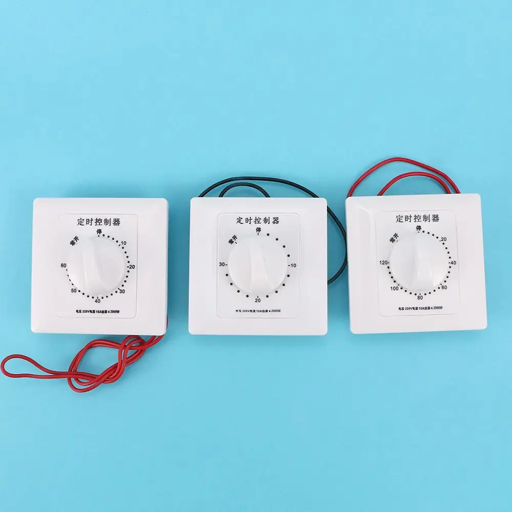 Timing Control Tools Mechanical Countdown AC 220V 30/60/120 Minutes Controller Timer Switch Control Pump Control Interruptor