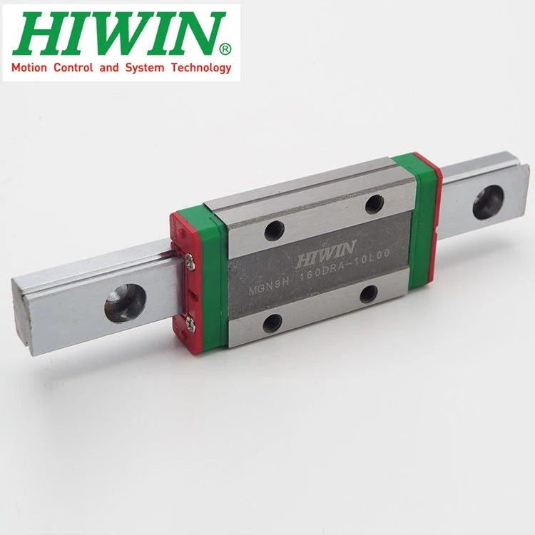 2pcs Original Hiwin linear rail MGN9 150 200 250 300 350 400 450 500 550 mm MGNR9 guide + 2pcs MGN9H block slider cnc parts