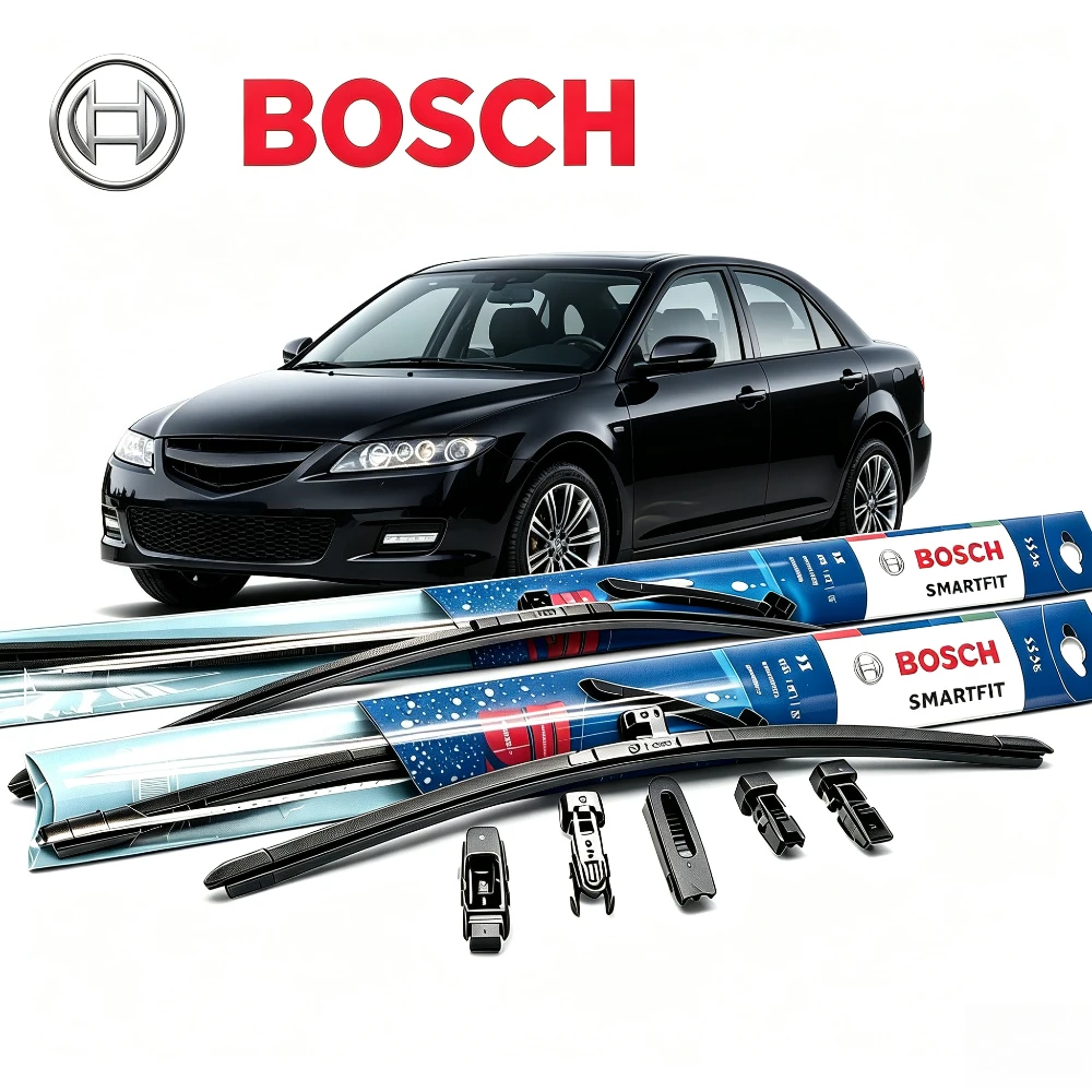 Bosch 14‑26 Inch SMARTFIT Wiper Blades Streak‑Free Quiet Wiper Accessories Suit For Mazda CX‑3 CX‑4 CX‑5 CX‑7 CX‑9 Mazda2