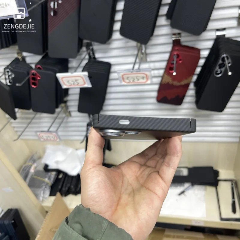 Samsung S25 Ultra対応、Kevlar製磁気吸着アラミド繊維保護カバー、Samsung S25U用スマホケース、類比なし