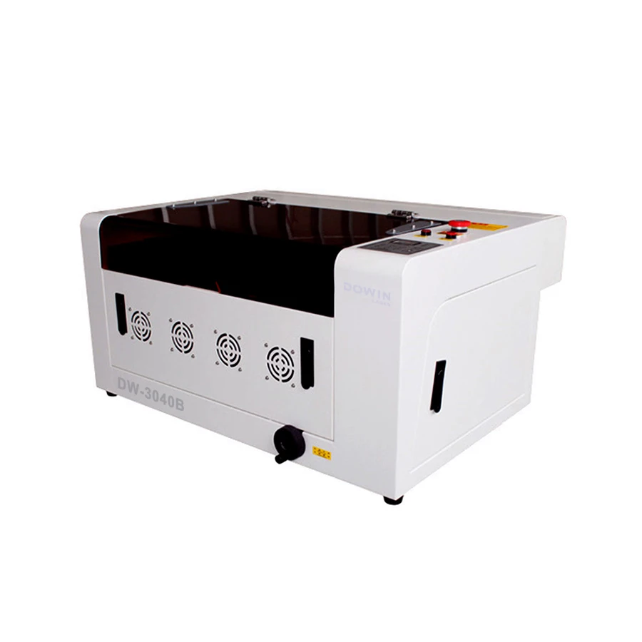 40w 50w 60w small mini cnc CO2  business card laser engraving and cutting machine 3040 model 4030 mini laser