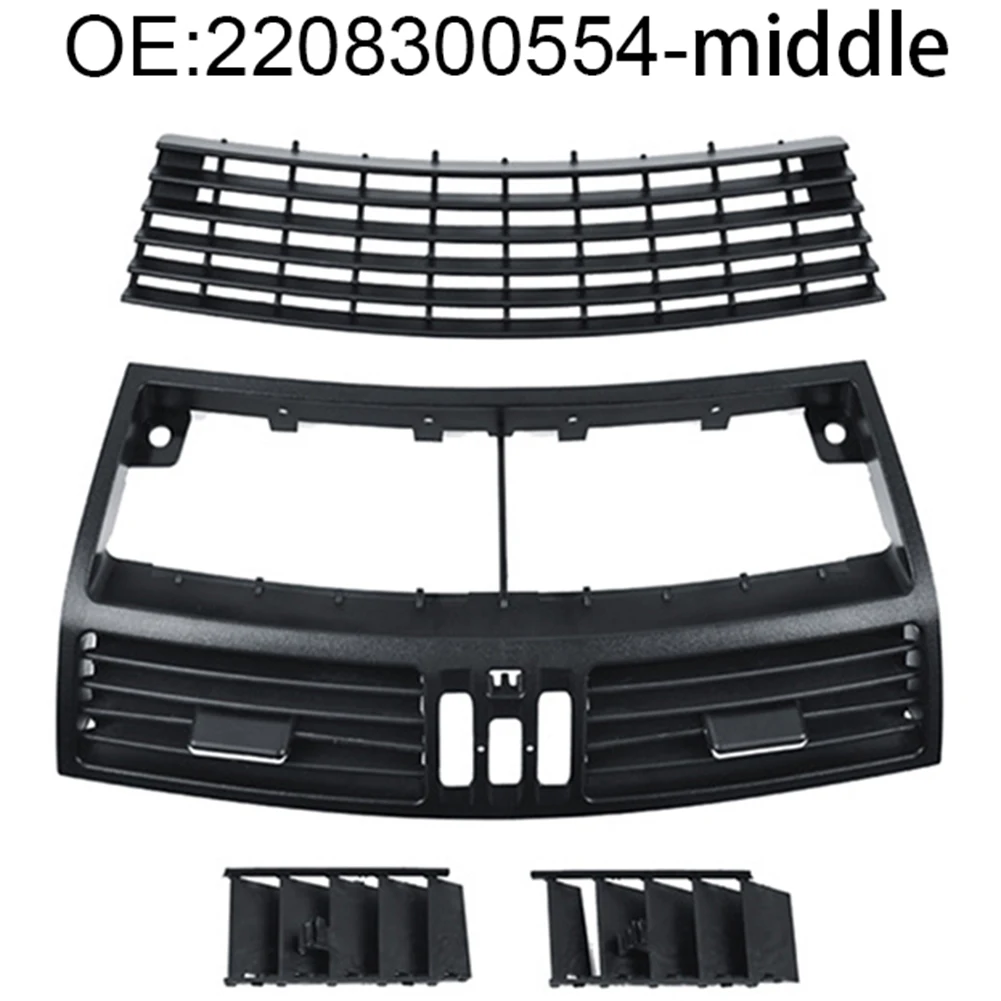 

Black Plastic Front Air Conditioning Vents Decorative Panels For Mercedes For S-Class For W220 2208300154-Left,2208300254-Right