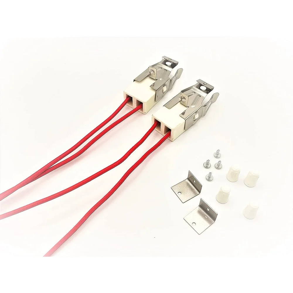 Burner Terminal Receptacle Block Kit Pack of 2 Replace # 12001676 Compatible with Kenmore Sears & Maytag