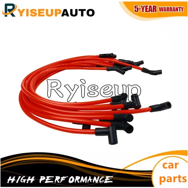 

M-12259-C301 M12259C301 JDMSPEED 10 шт. 10,5 мм гоночные провода зажигания катушки провода свечей зажигания для Ford F-150 1979-1995 5.0L 5.8L SBF