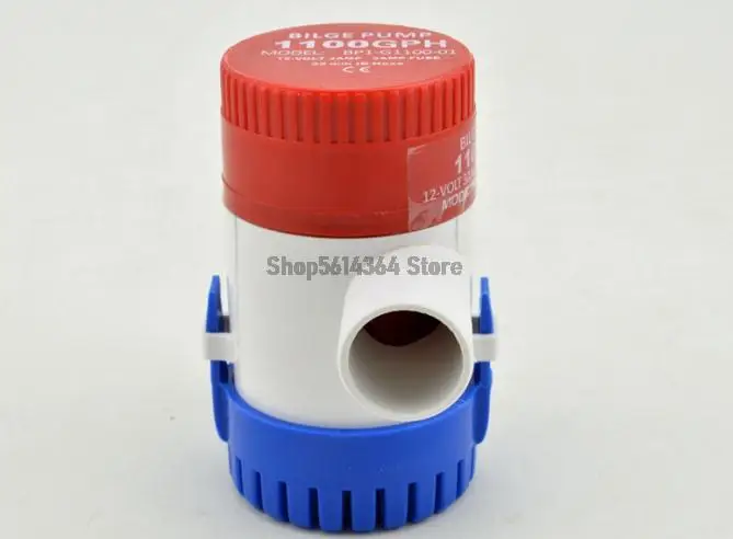 1PCS 1100GPH High Flow Submersible Marine Boat Electric Bilge Pump 12V 3A