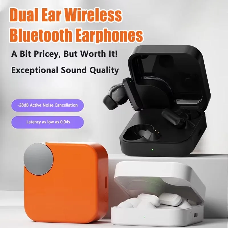 2026 Dual Ear Wireless Bluetooth Earphones Are Not In The Ear Low Power Consumption Heavy Bass Noise Reduction Long Battery Life