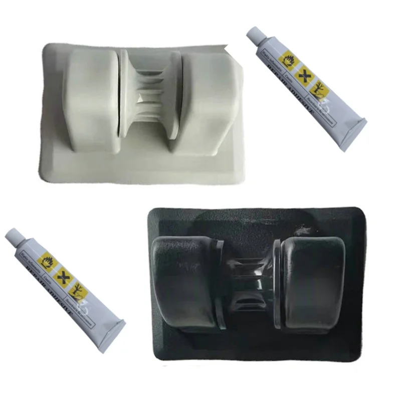 

ISURE MARINE Ship Plastic Small Anchor Seat Black/White Yacht Ship Accessories Suitable For Kayaking Assault Boats Fishing Boats