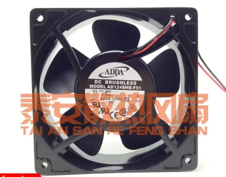 

Ltsf For ADDA AD1248HB-F51 DC 48V 0.20A 120x120x38mm 2-Wire Server Cooling Fan 12cm
