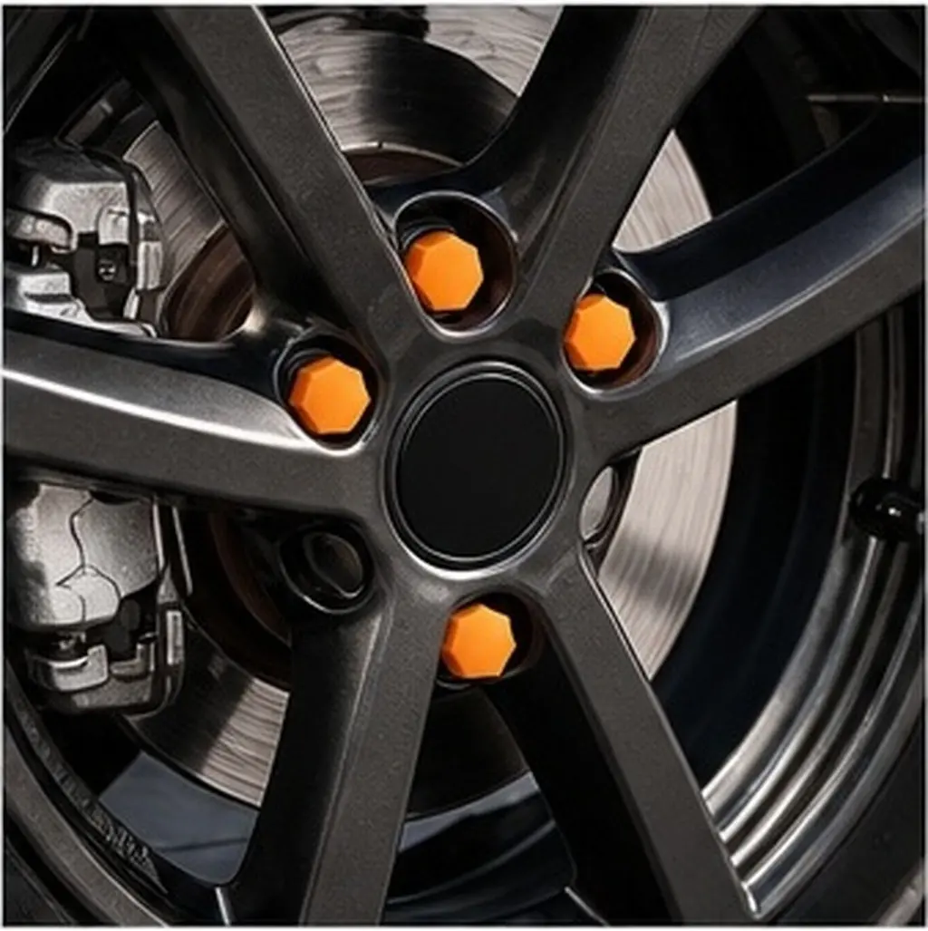 20Pcs Car Wheel Lug Nut Caps 17Mm Silicone Bolt Protectors Dust Corrosion Protection Smooth Finish Upgrade Multiple Colors