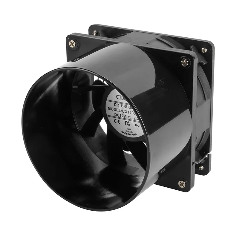 مروحة عادم المطبخ المدمجة البسيطة، سرعة قابلة للتعديل، مروحة تهوية هواء منزلية بدون فرش، لا تتطلب التركيب