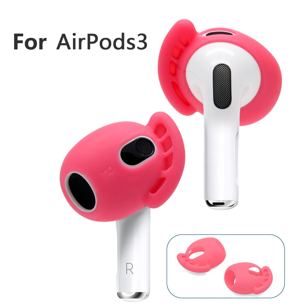Case For Airpods3 Cushions Ear Pads Caps Earpads Eartips Cover Wireless Bluetooth Silicone For Iphone Earphones
