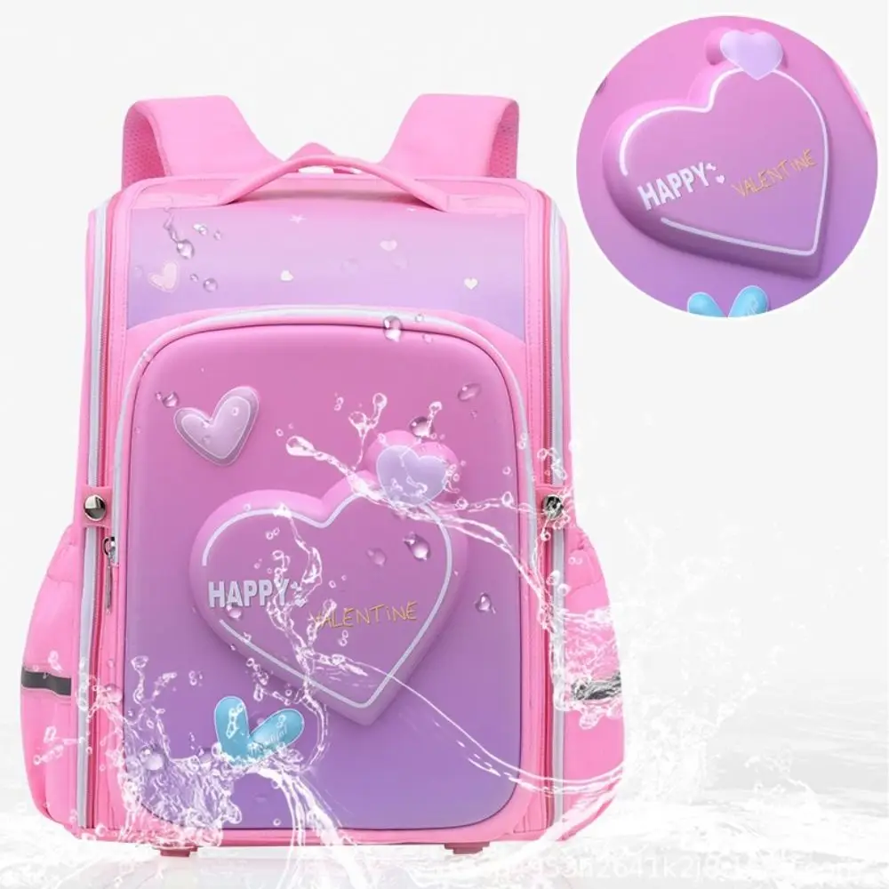 Ergonomic 3D Design School Backpack Cartoon Design Waterproof School Bag High Capacity Cute Animal Design Rucksack Kindergarten