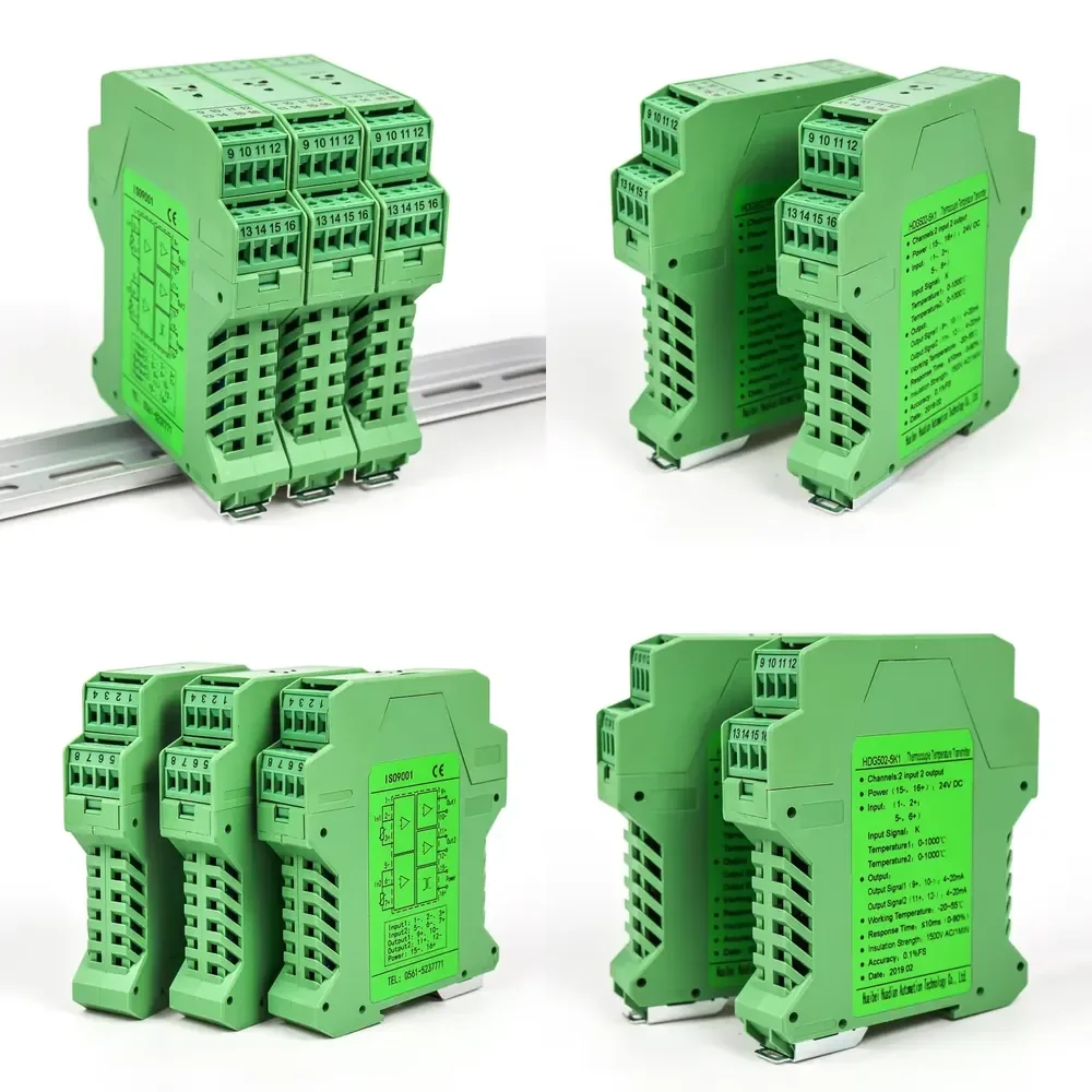 

RTD signal Isolator CU50 CU100 PT1000 Thermocouple signal Isolator 4-20ma Temperature Isolator
