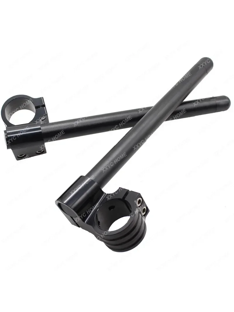 Motorcycle Handlebars Handle Bar  Clip On Ons Fork 31 33 35 36 37 41 43 45 47 48 50 51 52 53 54 MM Rised Riser Clamp