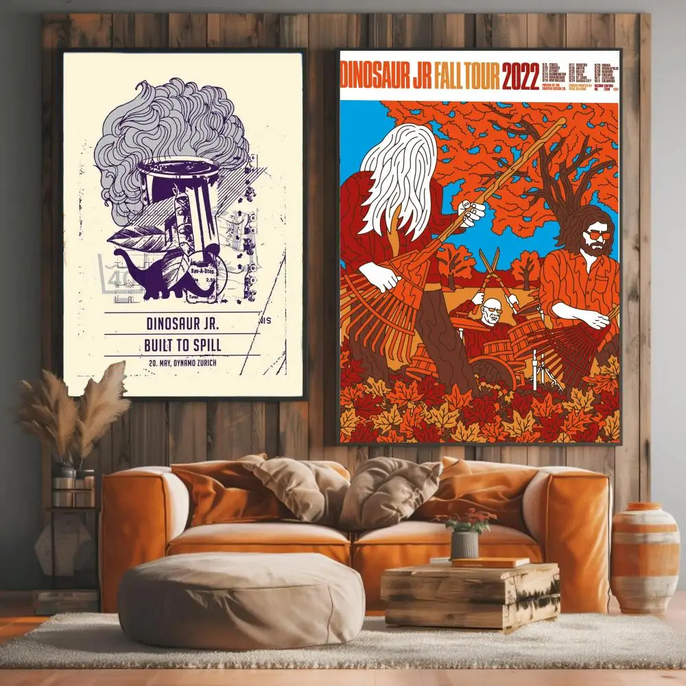 band D-Dinosaur Jr-R Painting Calligraphy Elegant Botanical Decor for Living Room Modern Interior Design