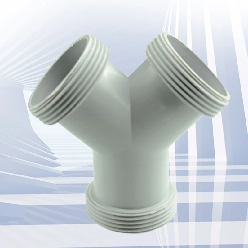 Plastic Y-Shaped Strainer Connector 3-Way Tees Fitting Coupling Connector Fitting