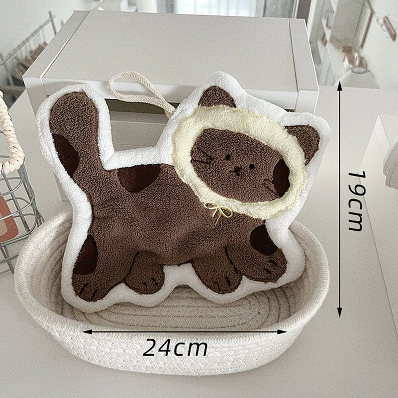 Double-Layer Thick Cartoon Hand Towel Quick Drying Simple Pattern Quick Drying Hand Towel Multi-functional