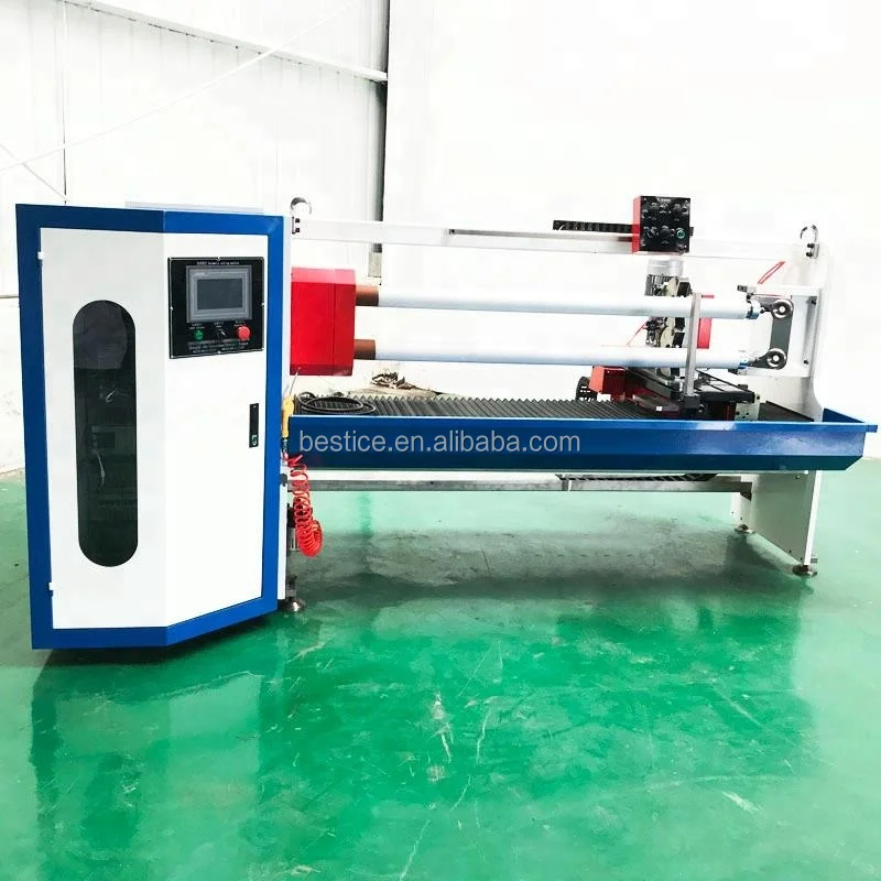 Automatic Two Shafts Adhesive Medical Tape Adhesive Tape Cutting Slitting Machine