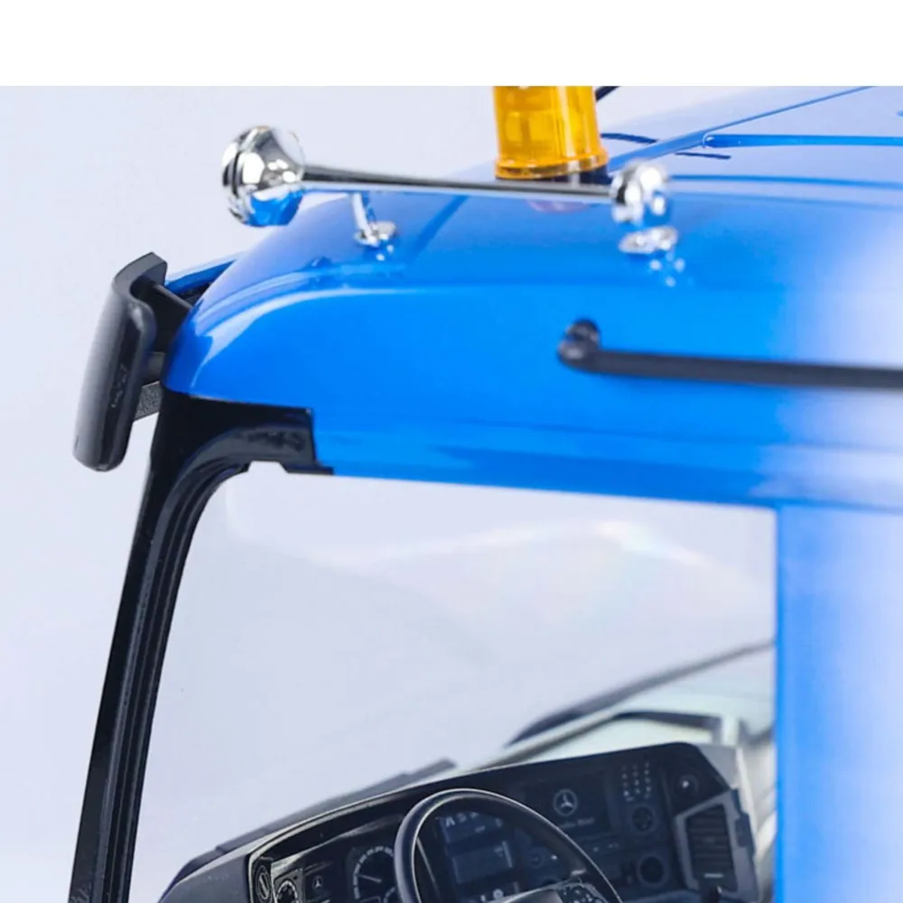 LESU-camión Tractor de control remoto 6x6, chasis de Metal 1/14, modelo de coche de Radio Control, caja de cambios de 2 velocidades, sistemas de sonido ligeros, juguete personalizado THZH1677