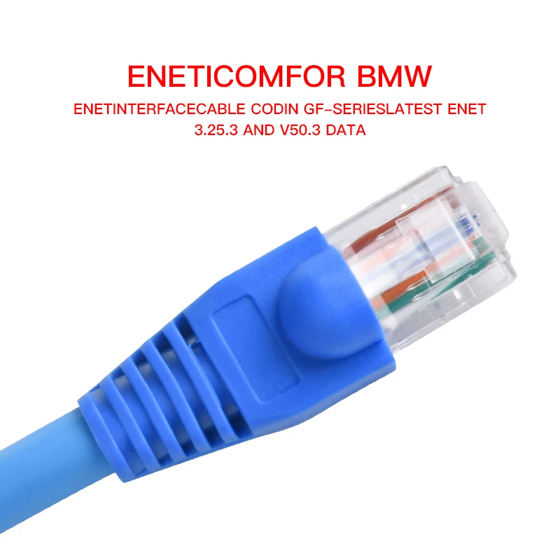 Quality ENET cable for Car BMW FG-series Coding Diagnostic Cable ICOM OBD2  Ethernet to Data OBDII Coding Hidden Data Tool