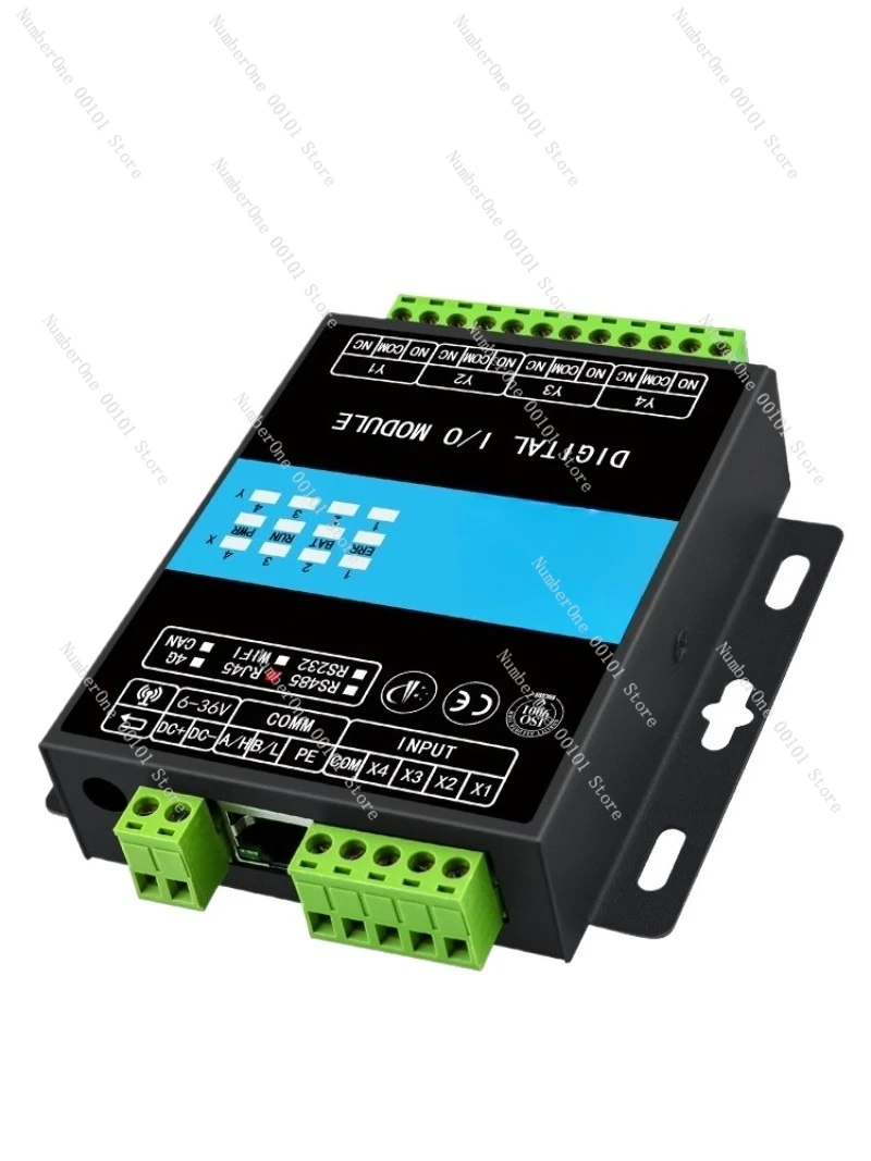 Network Relay Output Module 485 Digital Switching Value Acquisition Remote Control Light Switch CAN Network Port 4G
