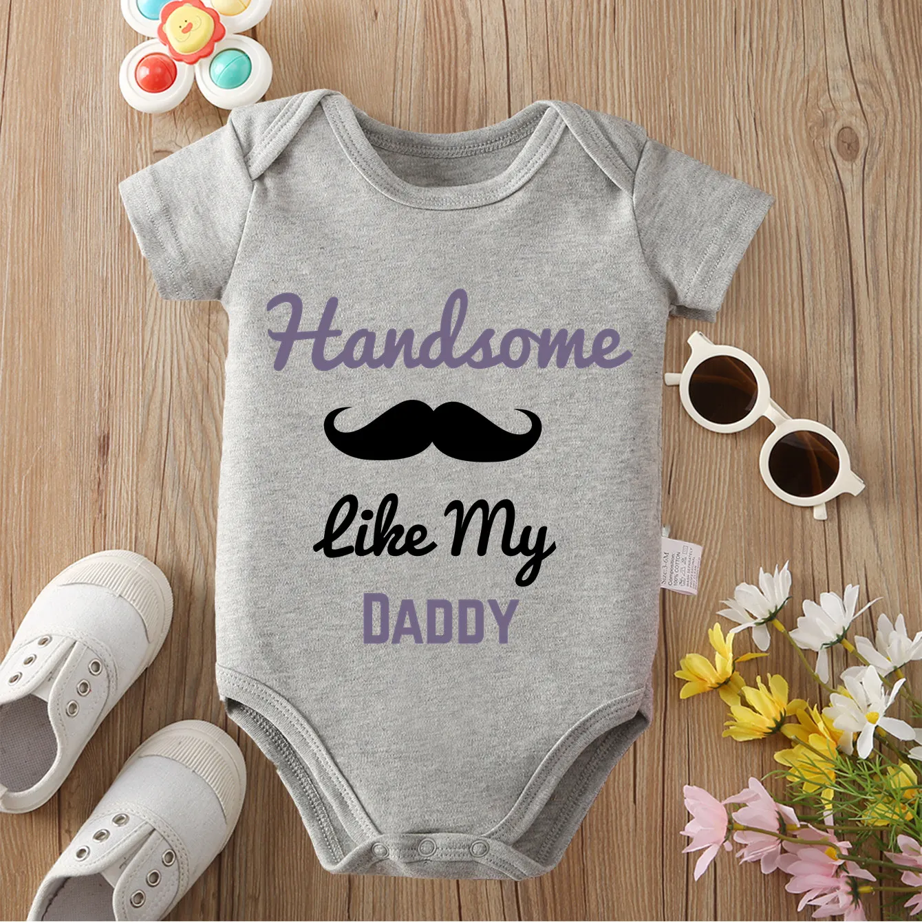 أفضل طفل في العالم طباعة 100% قطن نيسيي ملابس مريحة ارتداءها للطفل بذلة لحديثي الولادة 0 إلى 12 شهرًا