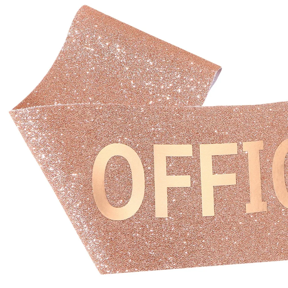 Officially Retired Sash Glitter Satin Retired Sash Favor Gifts for Men Women Happy Retirement Party Events Decorations Supplies