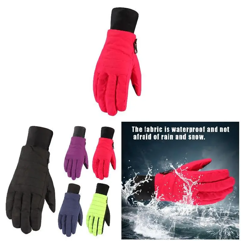 Winter Outdoor Sports Skiing Gloves Women Waterproof Warm Windproof Snow Gloves Skiing Gloves Waterproof Windproof Snow Gloves