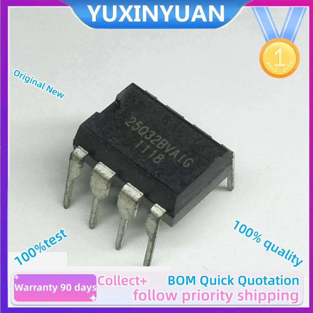 5PCS/LOT  W25Q32BVAIG DIP 25Q32BVAIG DIP8 W25Q32BVDAIG W25Q32FVAIG YUXINYUAN IC in  stock 100%test