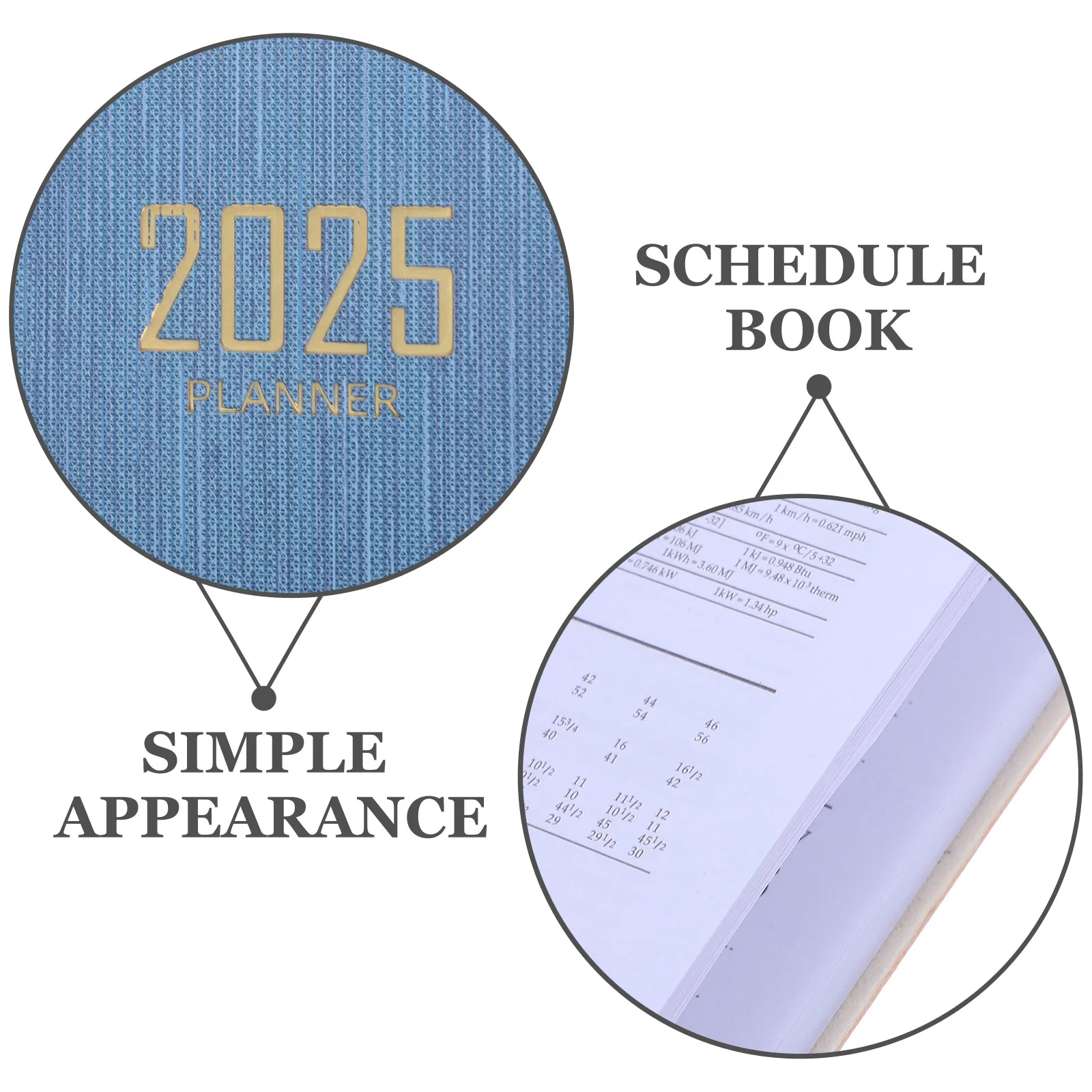 2025 A7 Journaling Planner Notebook  English Schedule Mini Daily Schedule Notepad 2025 Office Agenda Notepad Delicate