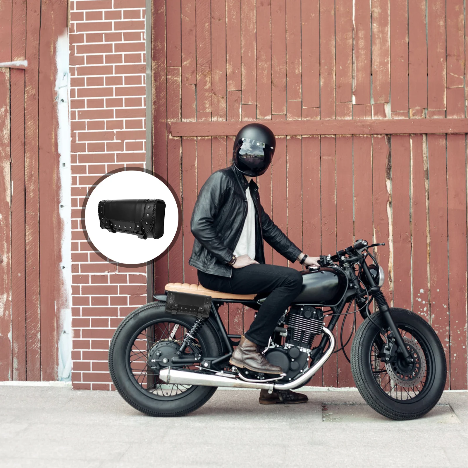 

Motorcycle Side Pouch Large Storage Bag Durable Waterproof Motorbike Bike Organizer Holder Motorbike Bag
