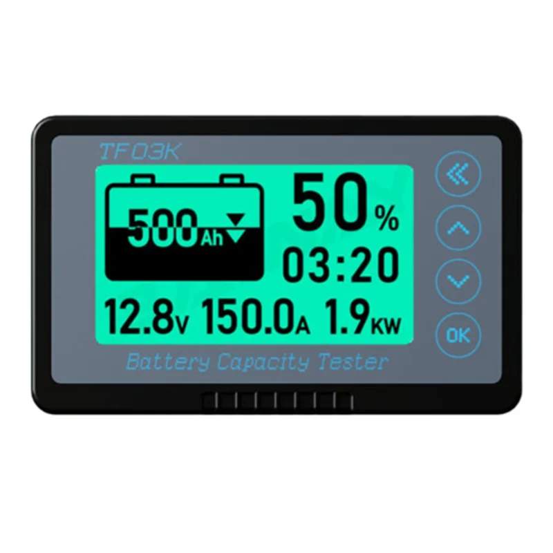 

ABKU-Voltage And Current Tester Battery Power Meter For Monitoring The Charge, Voltage And Power Of General Automotive Batteries