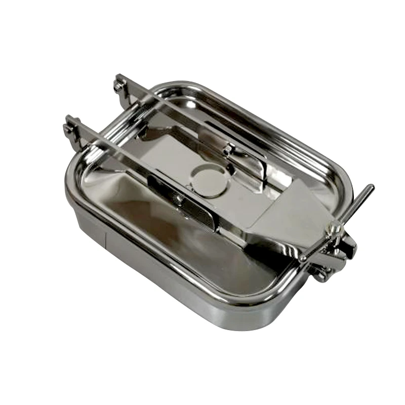 CNJS Sanitary Manhole Cover Observation Mirror Square Rectangular Oval for Atmospheric Water Tank Fabrication Services Product