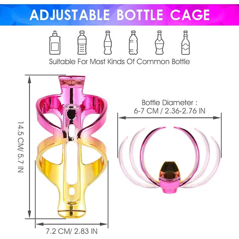 WEST BIKING MTB Road Bike Bottle Cage Ultralight Bicycle Water Bottle Cage Holder Matte Drink Cup Brackets Cycling Accessories