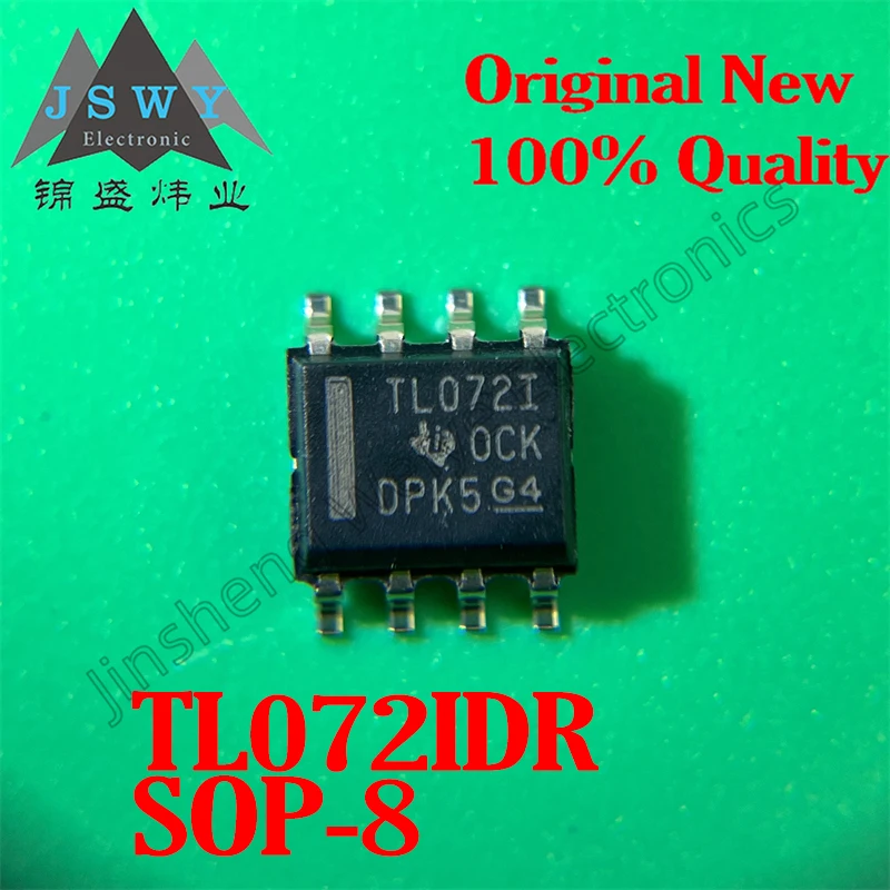 

(50/200 pieces) TL072IDR TL072I SOP-8 Dual JFET Input Low Noise Op Amp Chip. Original stock. Fast shipping.