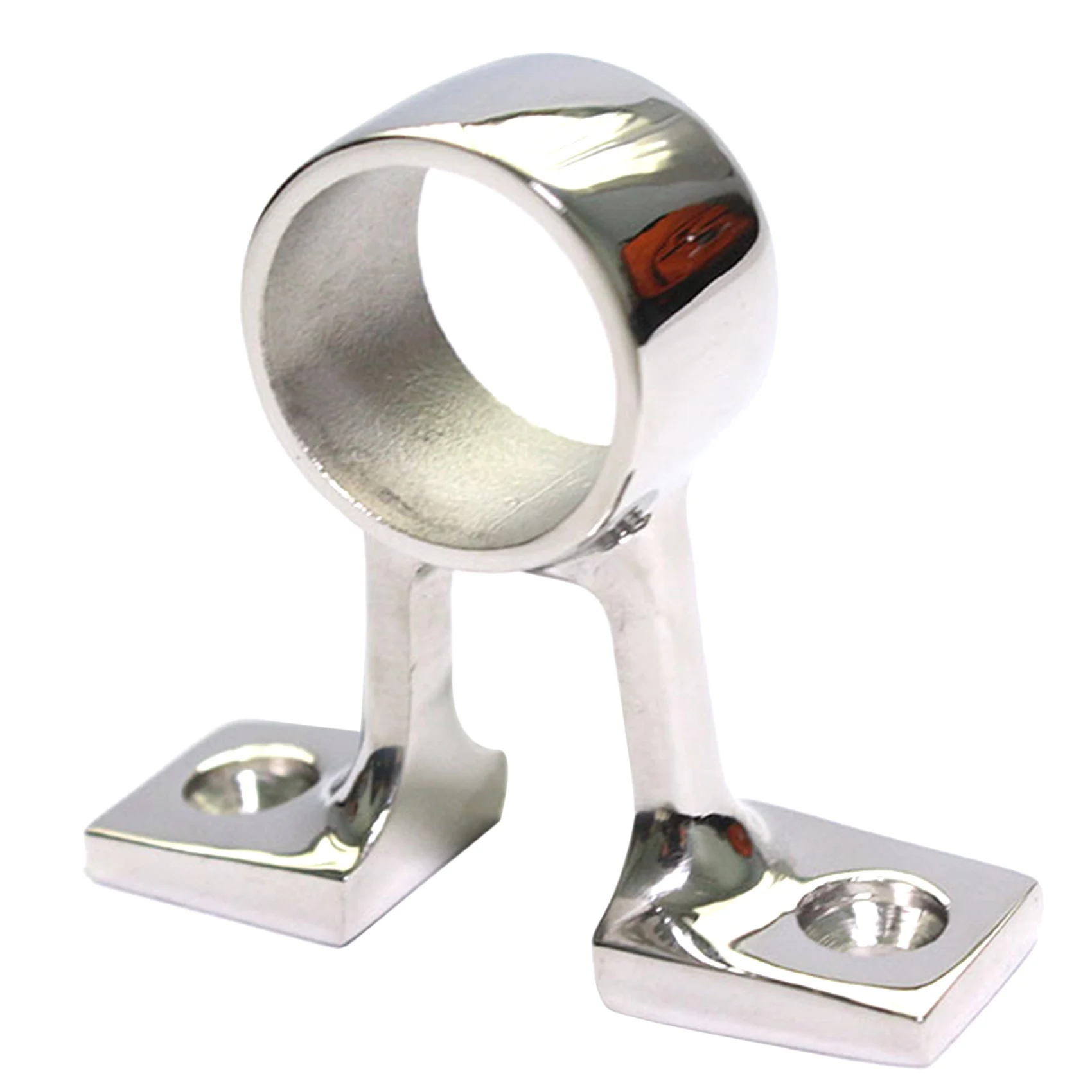 B72A مركبة بحرية صب 316 1 بوصة 25 مللي متر تركيب السكك الحديدية اليدوية 90 درجة مركز الدعامة دعم قوس #1