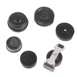 1* Rubber Air Pump Accessories Oxygen Pump Parts Fish Aquarium Tank Fish Farming Supplies Silicone Black Aquarium Accessories