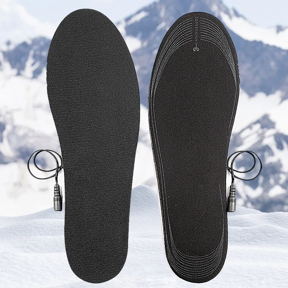 

USB Heated Shoe Insoles Electric Heated Shoes Pad Cuttable Foot Warming Pad Washable Rechargeable Foot Warmer for Skiing Hiking