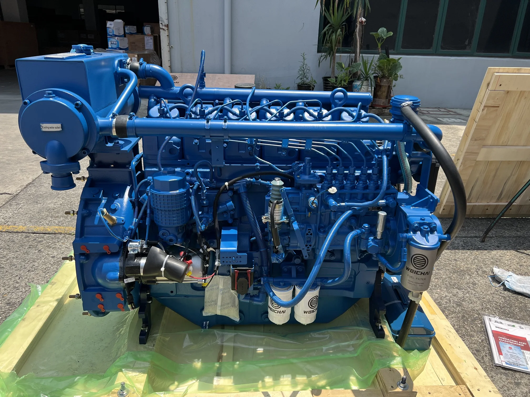 WP6 Series WP6C122-15 122kW 166hp Marine Diesel Engine Turbocharged Propulsion For Harbor Service And Cargo Vessel